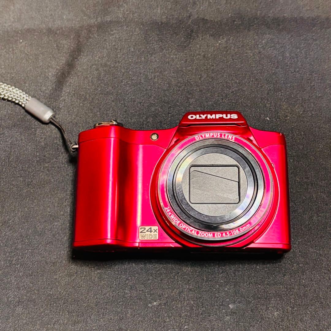 OLYMPUS SZ-14 レッド　デジタルカメラ