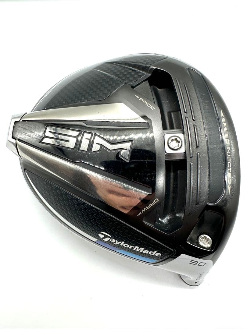 中古美品｜テーラーメイド｜SIMドライバー9度ヘッドのみ単品シム｜ヘッドカバー付