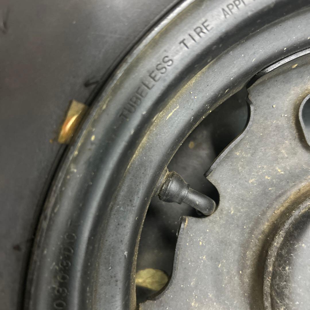 AF58 ズーマー　純正前後ホイールセット　流用やは補修ベースに