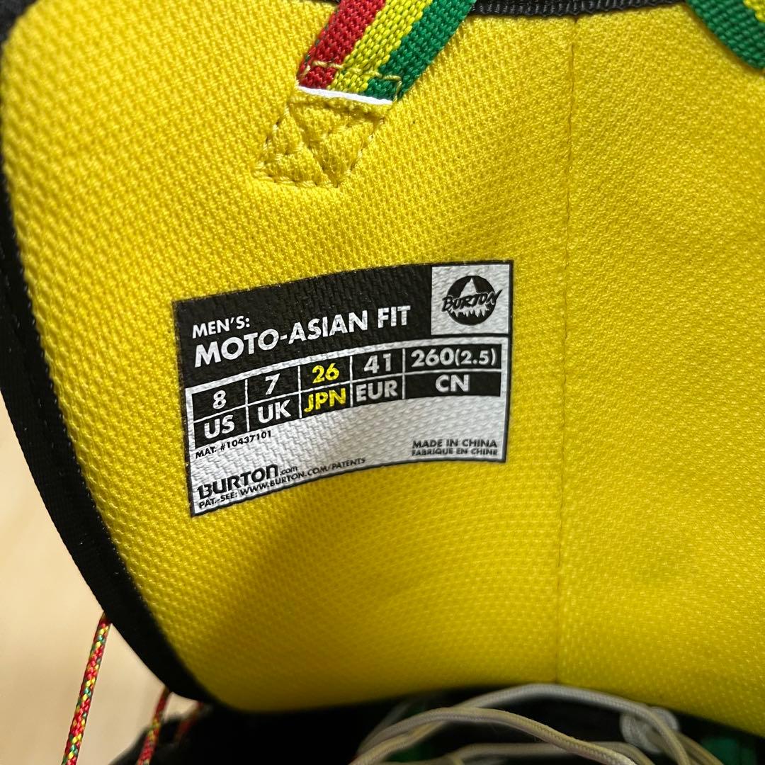 【美品_即日発送】BURTON スノボブーツMOTO-ASIAN FIT26cm