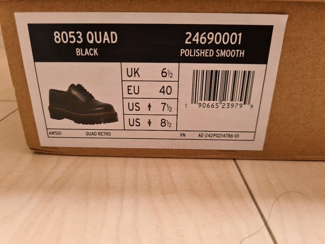 ドクターマーチンDr. Marten UK 6.5 8053 Quad 25.5