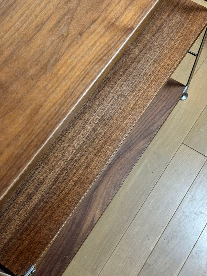 無印良品 ステンレスユニットシェルフ ウォールナット材 棚板 3枚