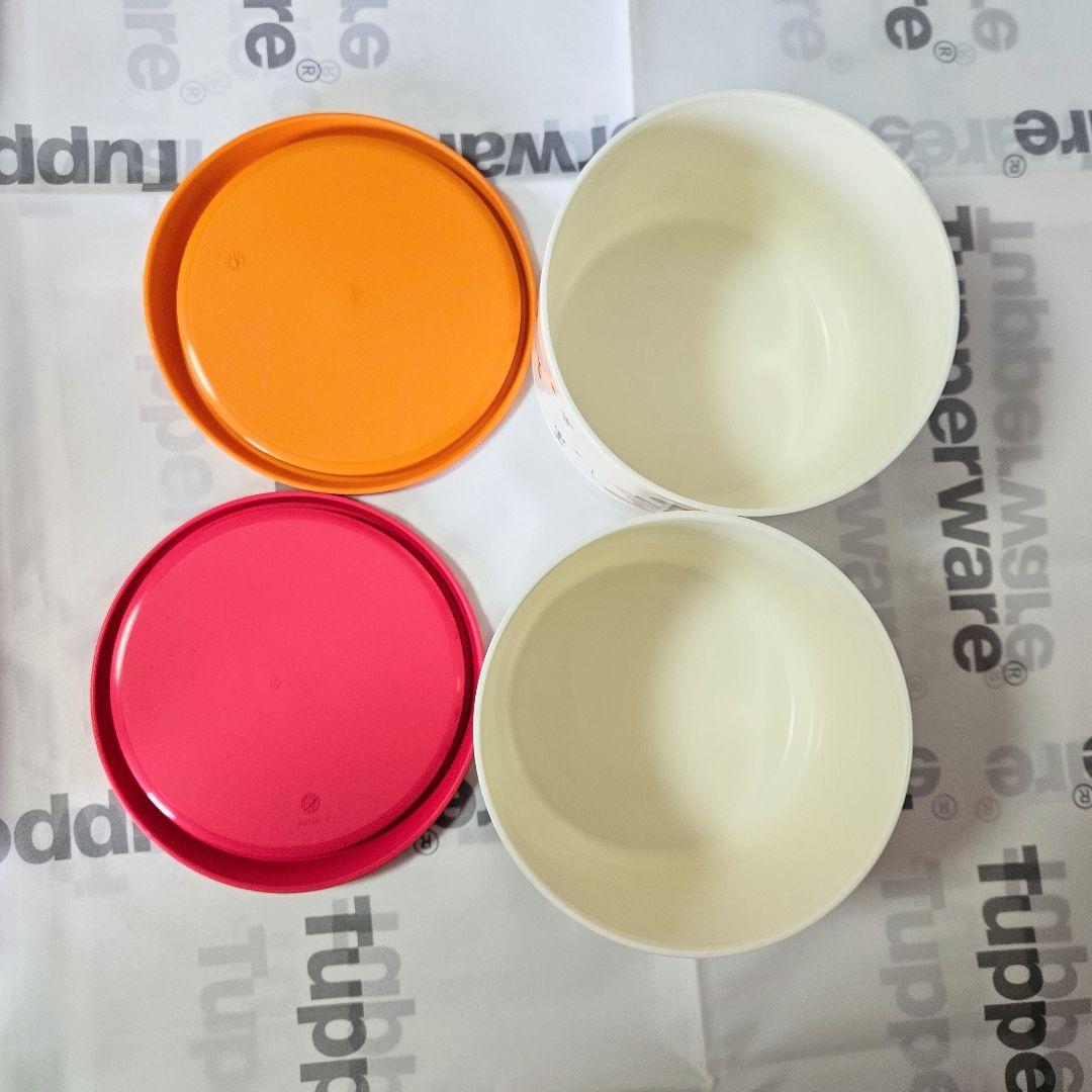 【新品】タッパーウェア ミッキー＆ミニー 豪華セット（弁当箱＆カトラリー）