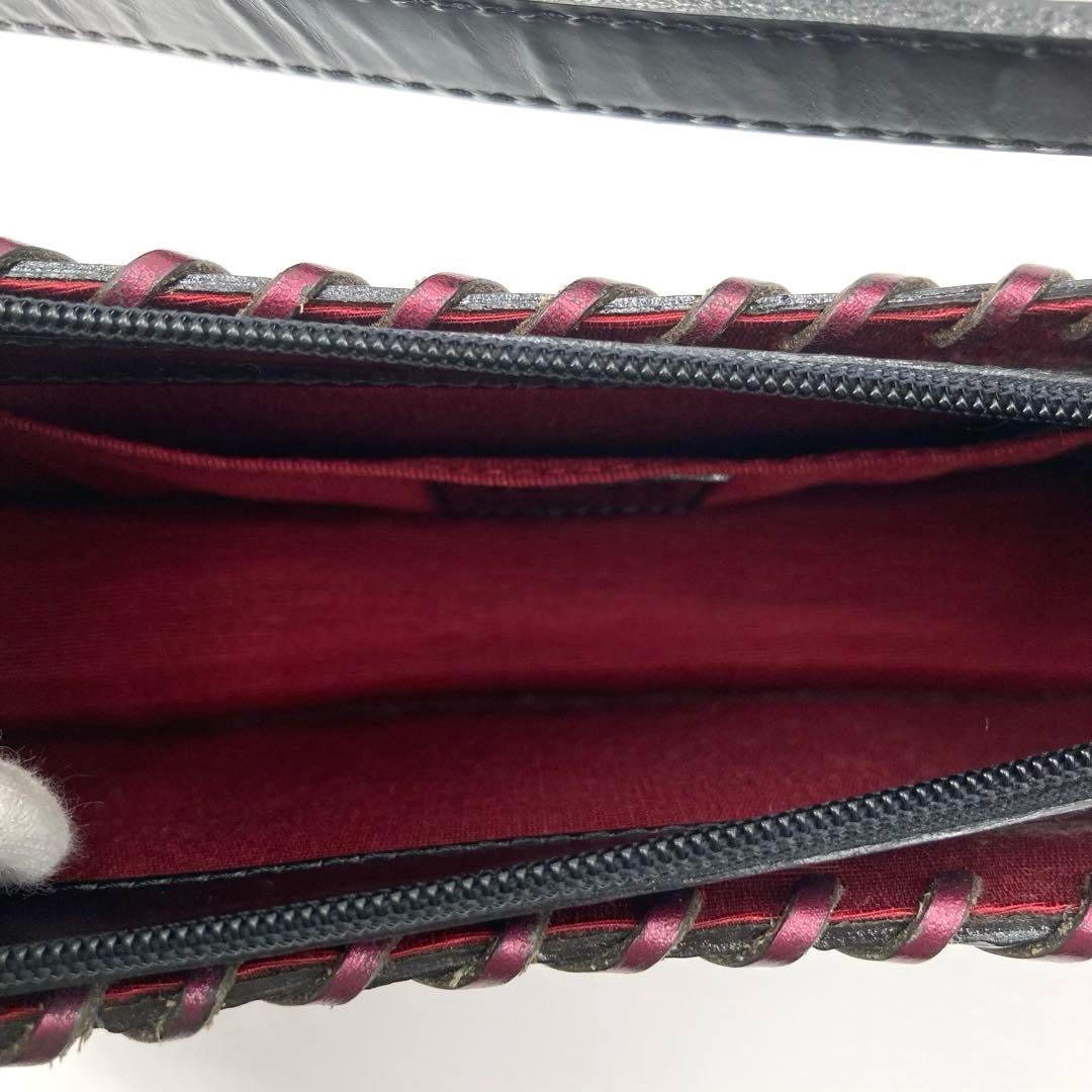 美品✨KENZO ケンゾー カービング ショルダーバッグ ボタニカル くり手