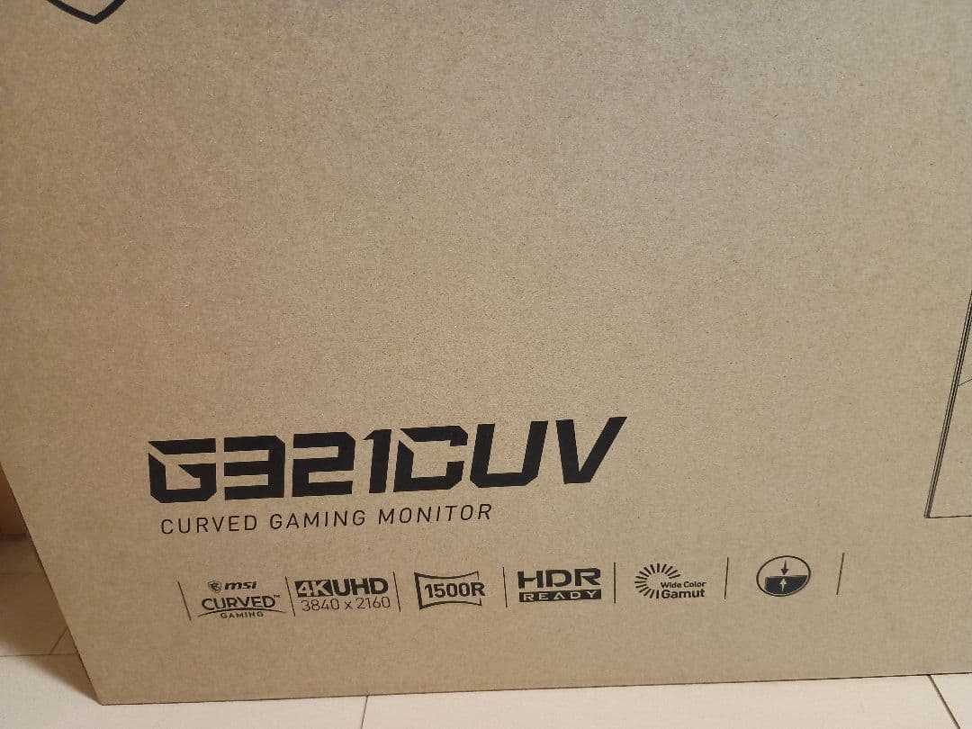 美品 MSi 4K 32インチモニター