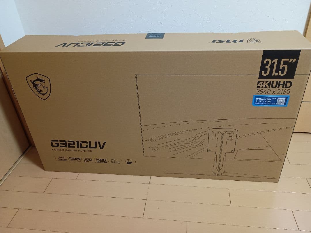 美品 MSi 4K 32インチモニター