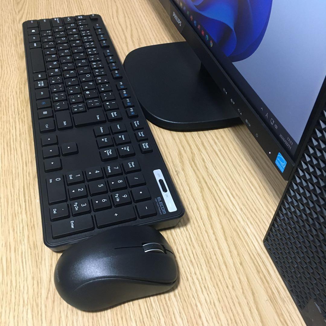 DELL OptiPlex Win11 強力i5 8G 新品SSD 23.8'