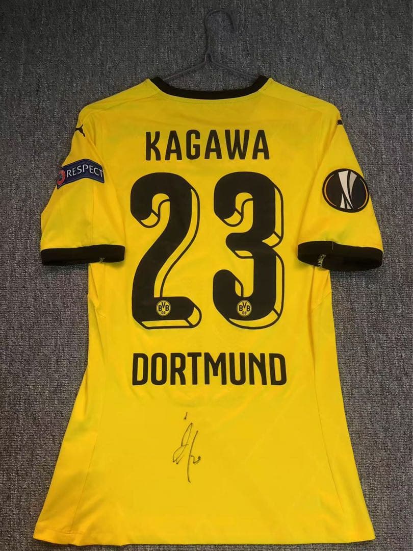 【サイン入り★選手支給品】ボルシア・ドルトムント 香川選手#23ユニフォーム