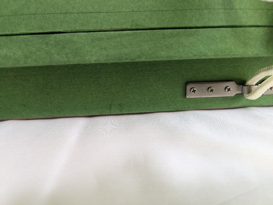 額縁 木製 黒檀 P12 金縁 アクリル付き アンティーク ヴィンテージ