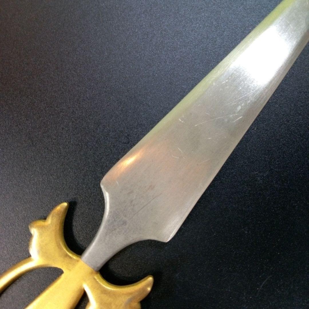 剣デザイン　ペーパーナイフ　paper knife　tape　インテリア　レア