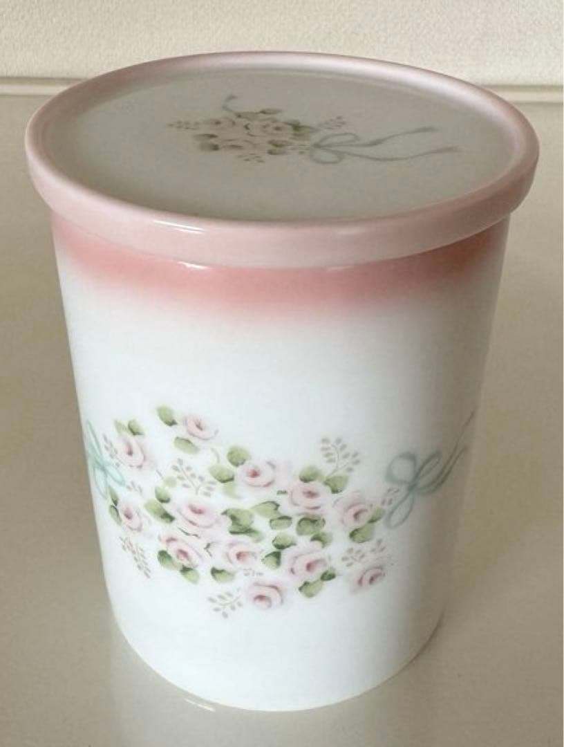 イマン　エマパッキン付きキャニスター陶器