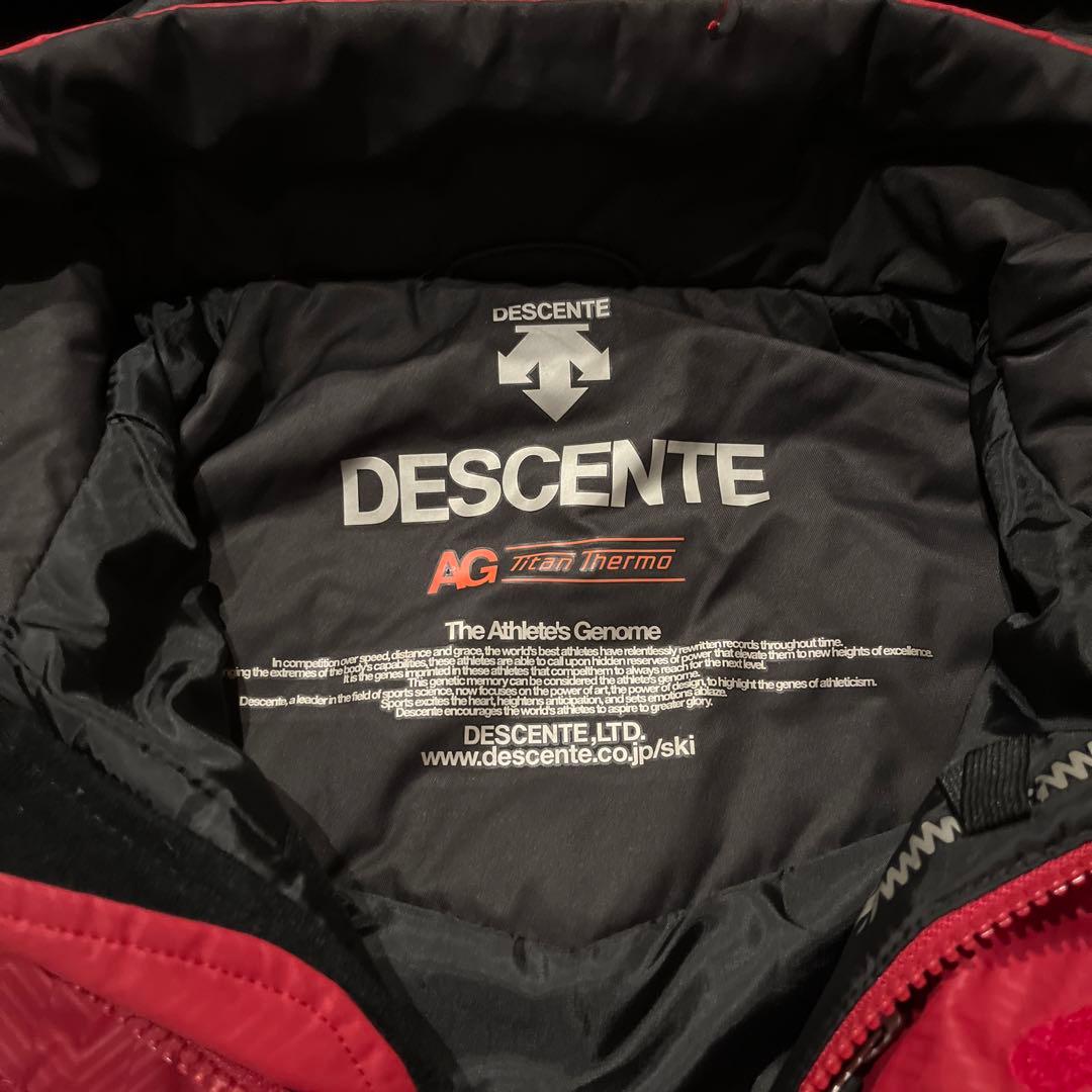 DESCENTE AG near Thermo スキーウェア 赤