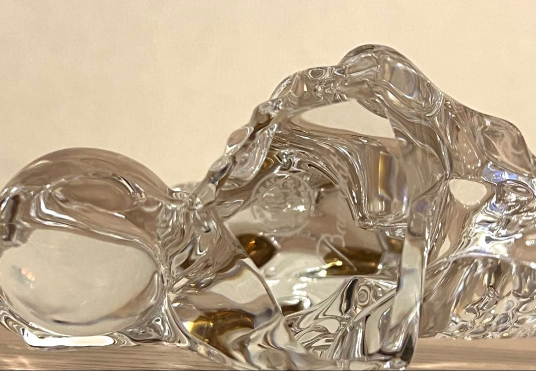 Baccarat バカラ　干支 ドラゴン　ゴールド　金彩　龍　未使用美品