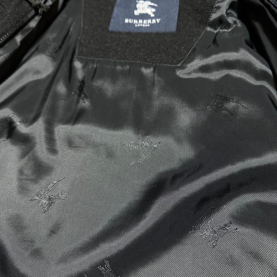 00s BURBERRY LONDON 　チンスト　ノバチェック　ダッフルコート