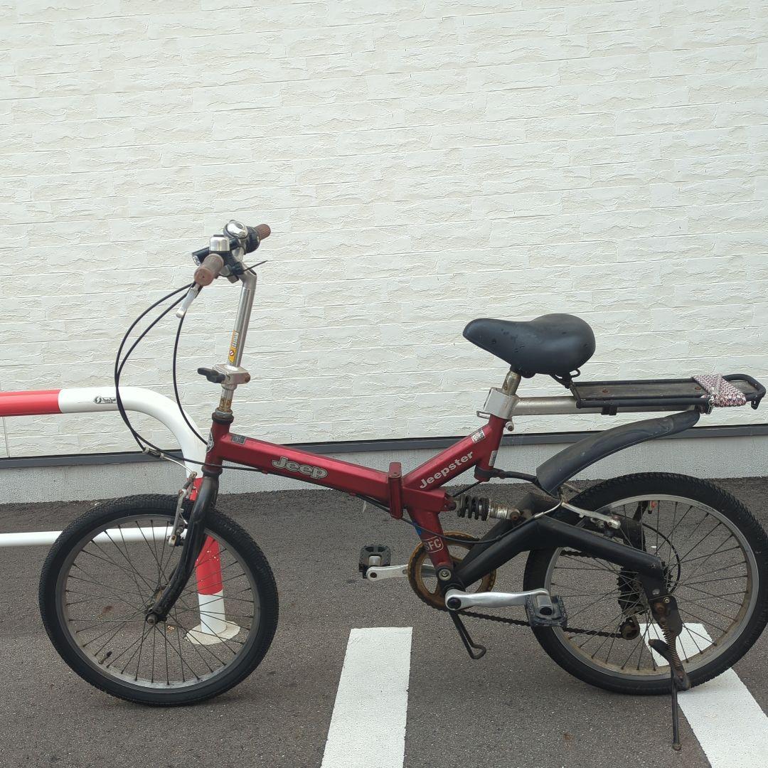 ジープ　JEEPSTER 折り畳み自転車　ショック付き　現状車