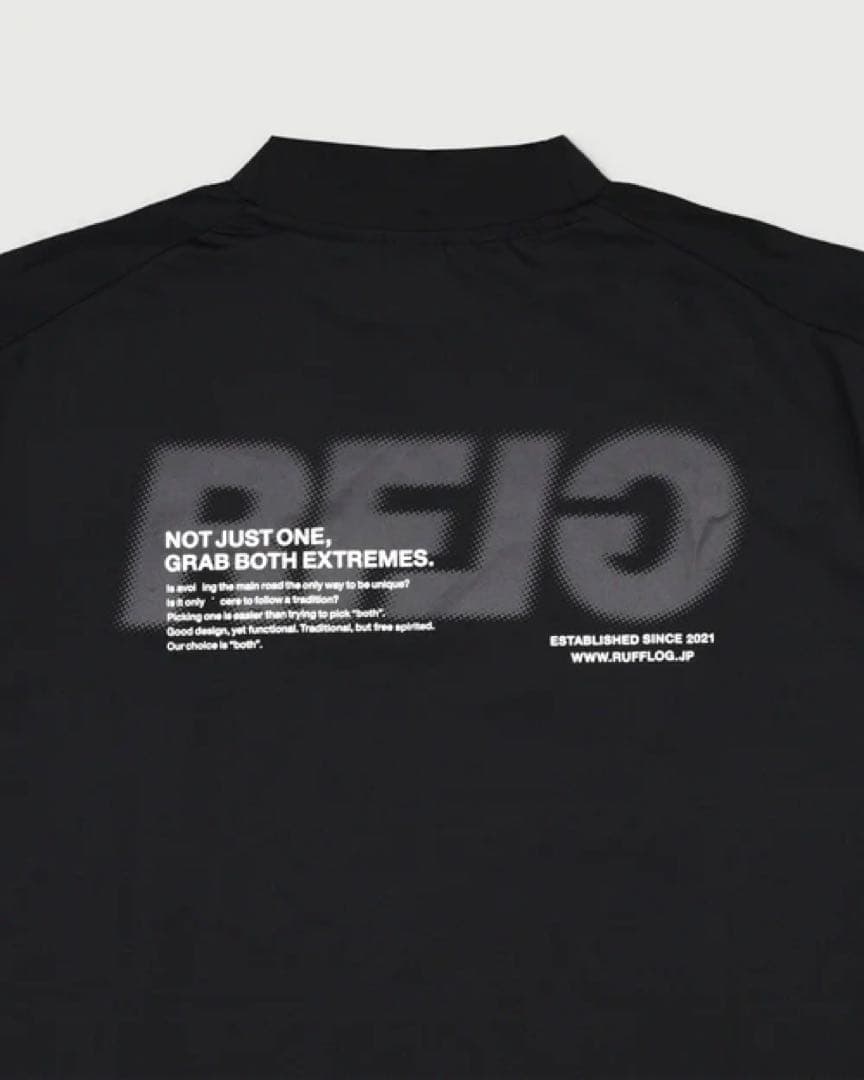 RUFFLO ブラック ゴルフシャツ M 新品未使用