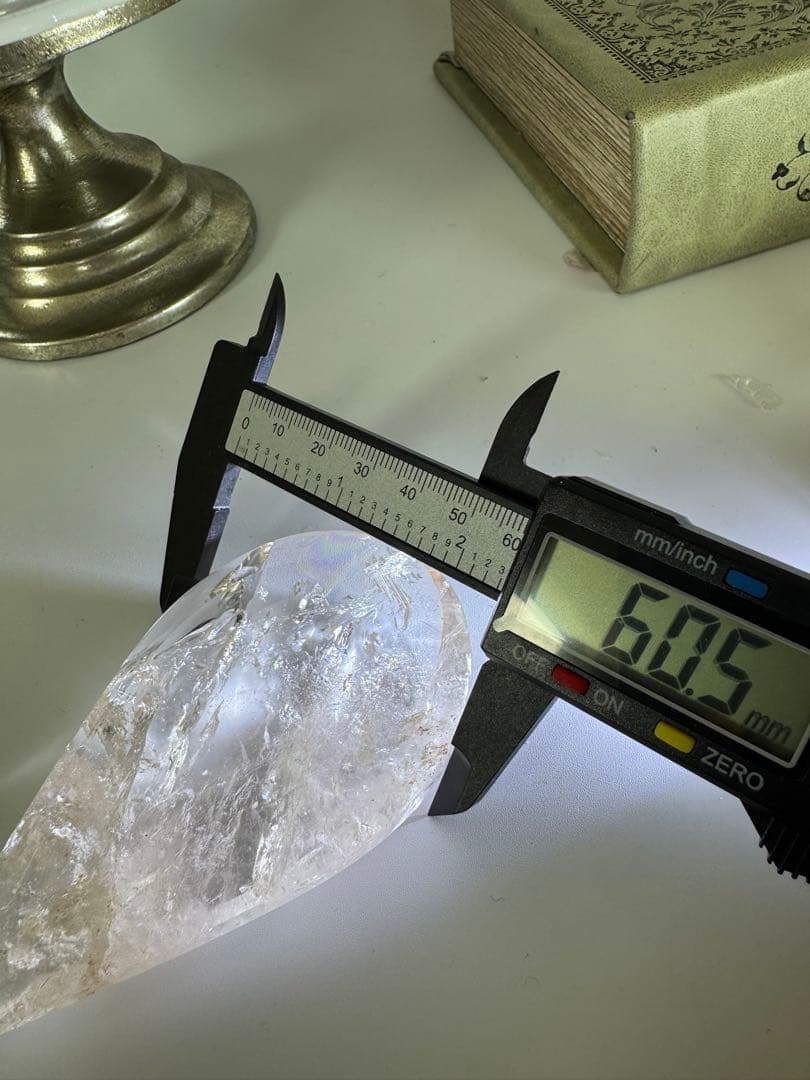 スタンド付き　ピンクアゼツライト(流通名) ピンククリアクォーツ　ファイヤー