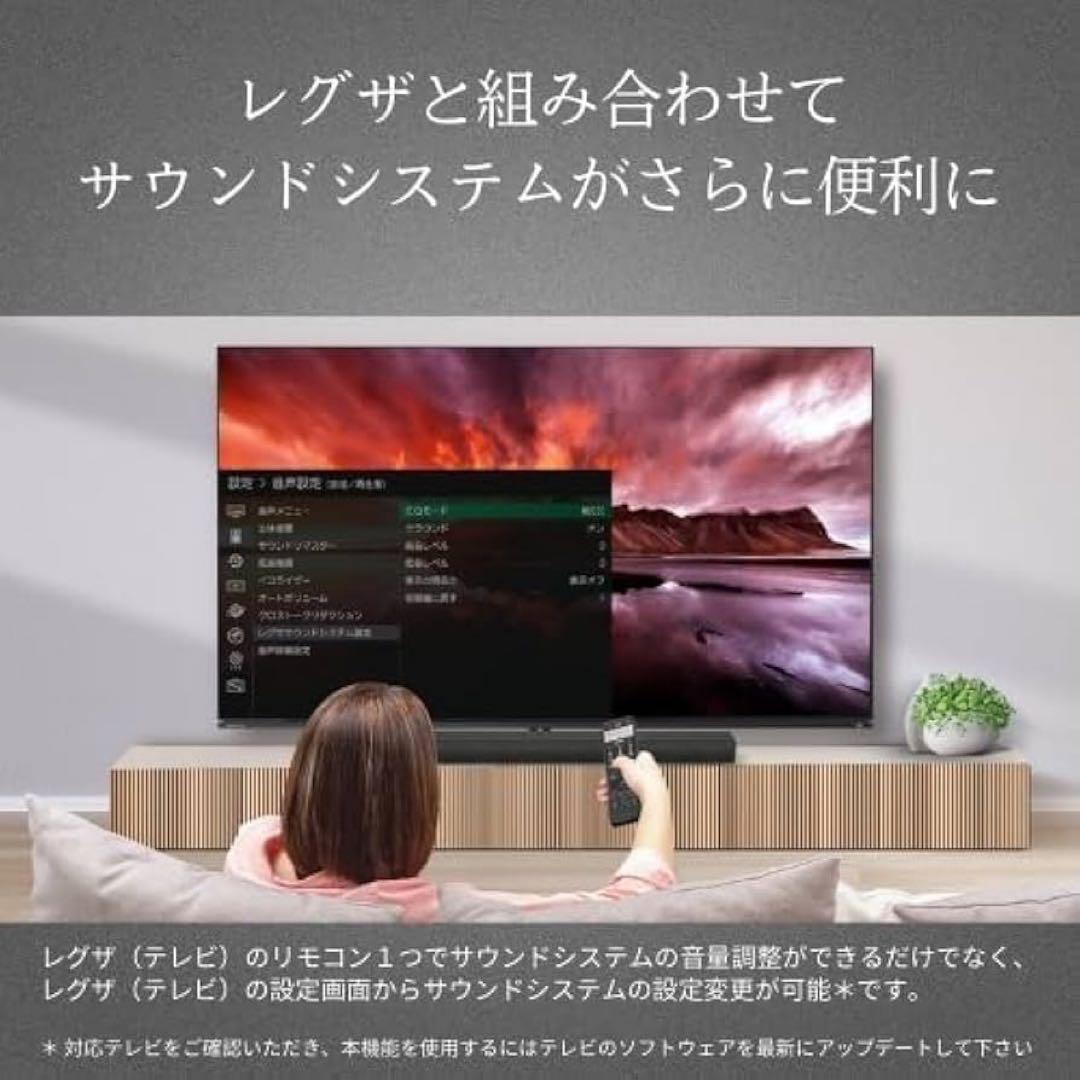 【新品】REGZAサウンドバー【TS3100Q】