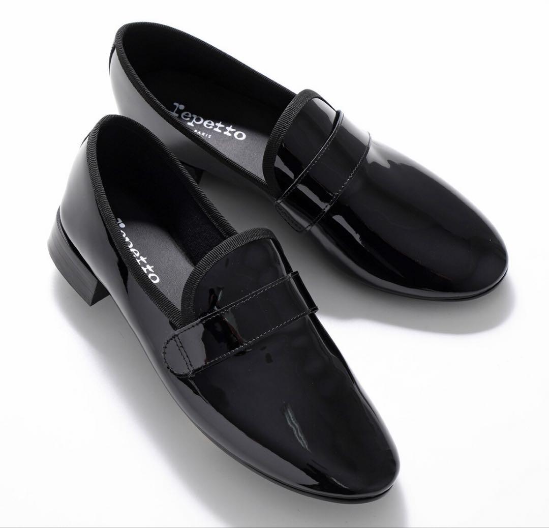 【Barrie】repetto レペット マイケル　ジジ　エナメルシューズ