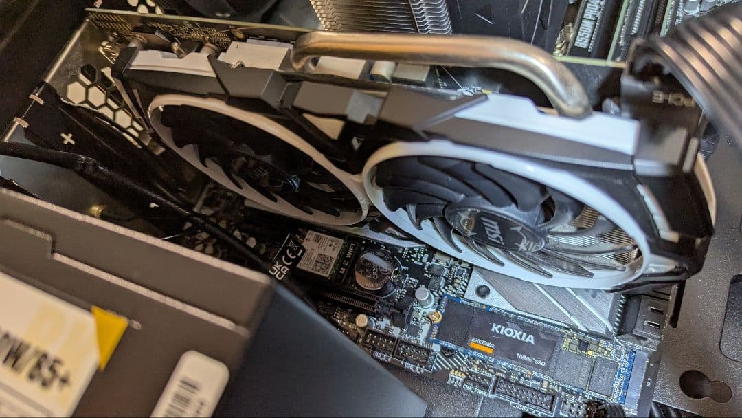 ほぼ新品 自作PC ryzen7 5700X 32GB RX570 M.2SSD