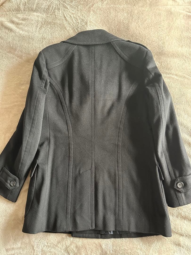 美品【Dolce&Gabbana】カシミア混/Pコート/ダブルブレスト/48