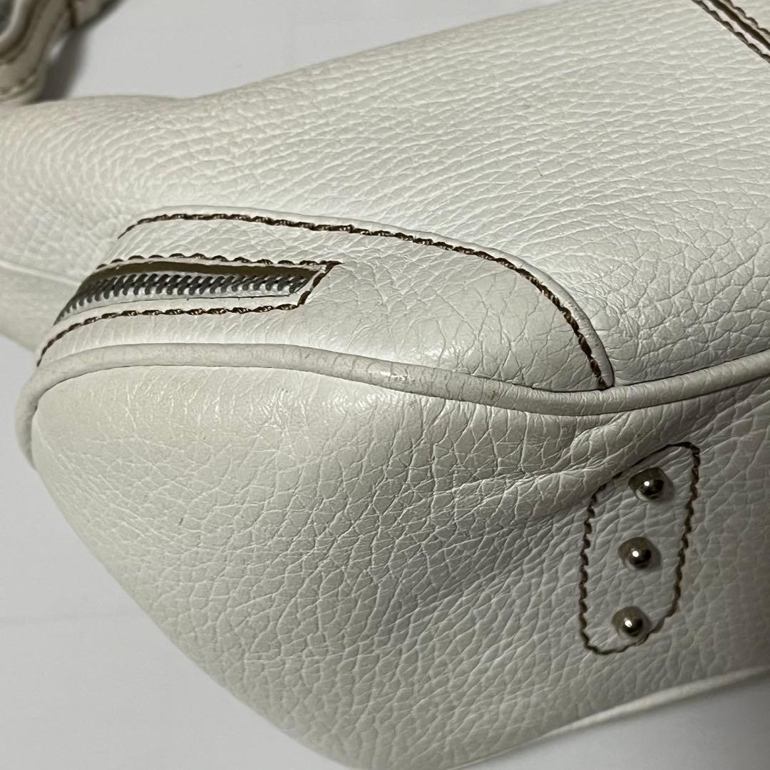 ✨極美品✨　TOD’S トッズ ハンドバッグ　ホワイト　マルチポケット