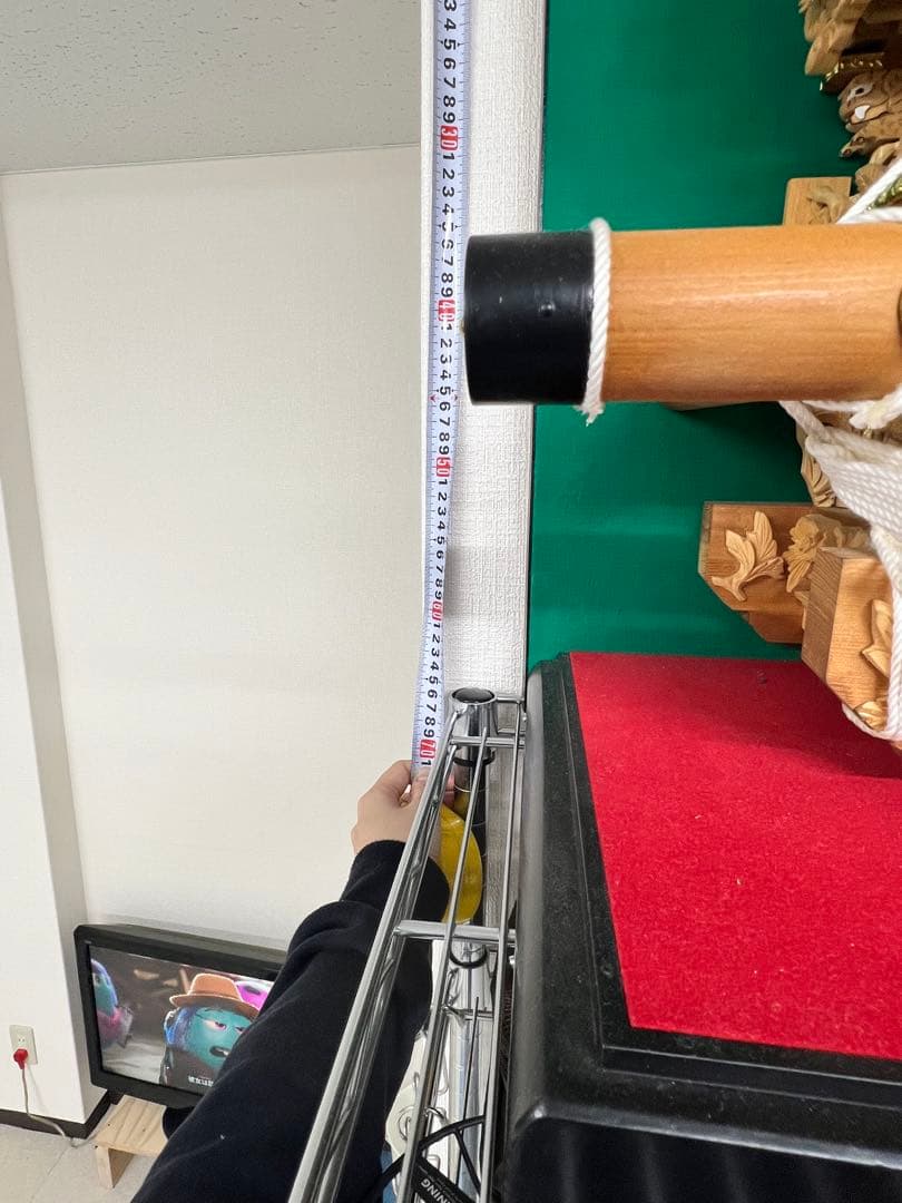 だんじり　半身　模型　飾り付き