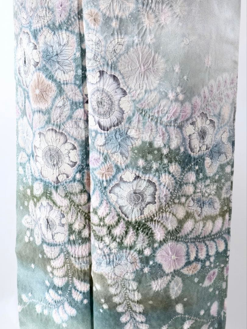 訪問着セット 辻ヶ花絞り 翠山