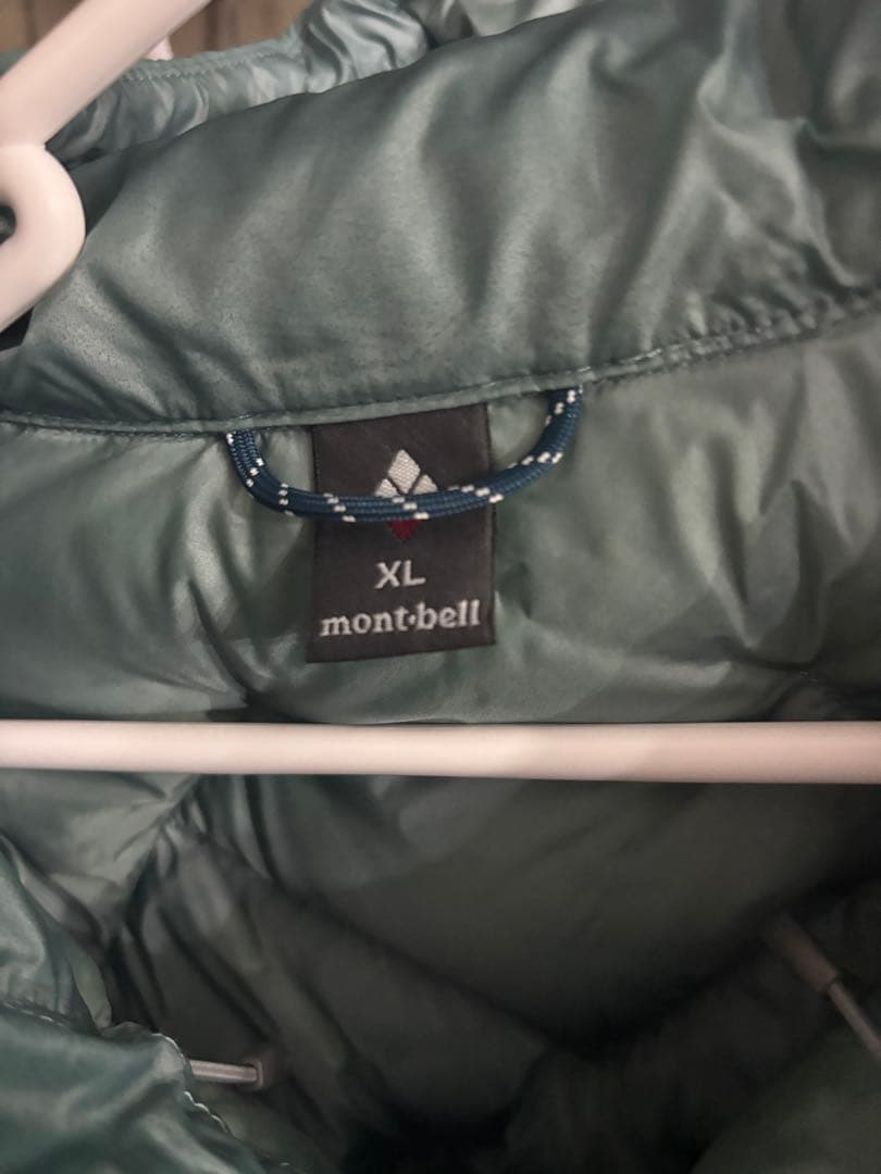 mont-bell ネージュダウンジャケット水色