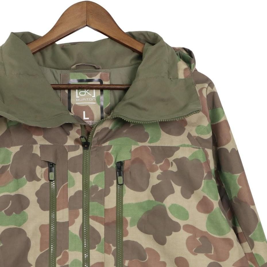【AK】Burton M 2L SWASH JK　L　スノボウェア　カモ　美品