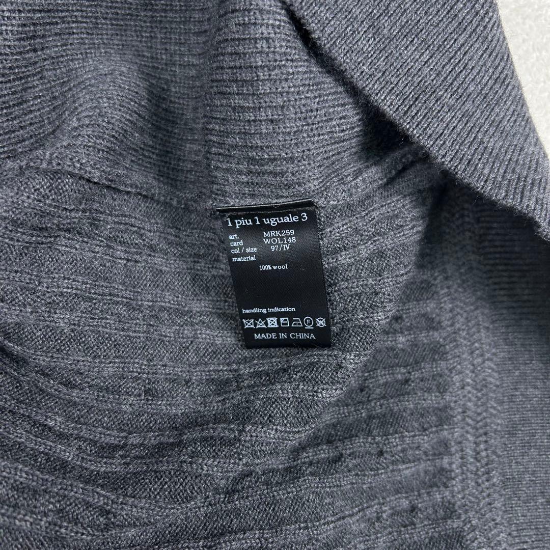 2023AW☆1piu1uguale3 turtle neck black IV