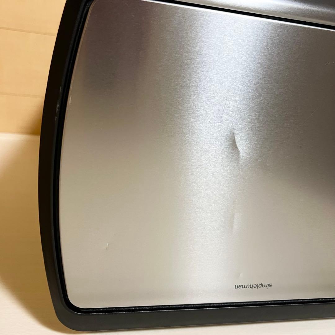 simplehuman レクタンギュラータッチバーカン 30L シルバー