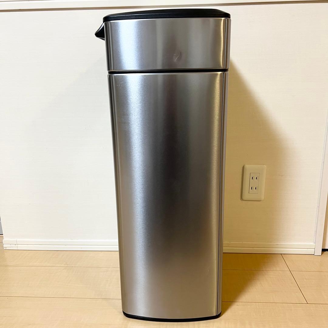 simplehuman レクタンギュラータッチバーカン 30L シルバー