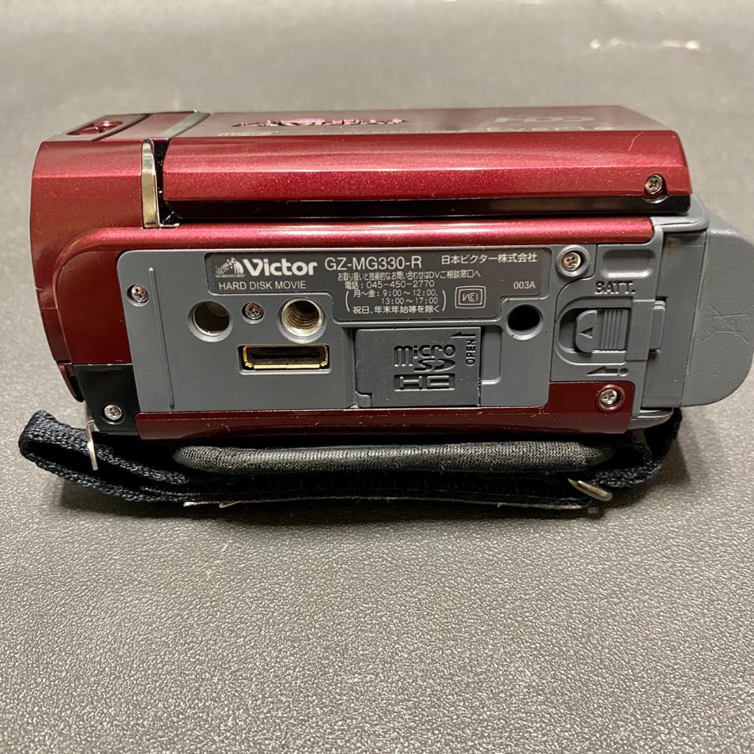 1216j　動作未確認　デジタルビデオカメラ Victor GZ-MG330-R