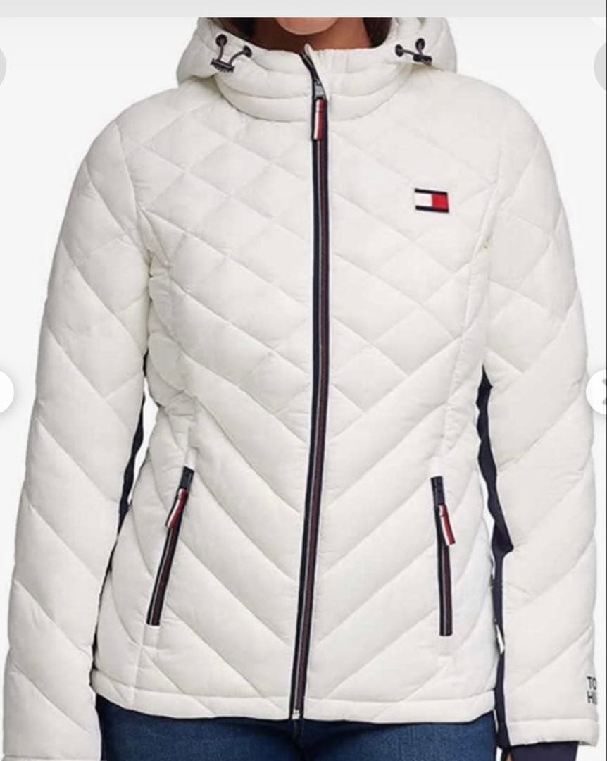   ホワイト ダウンジャケット M