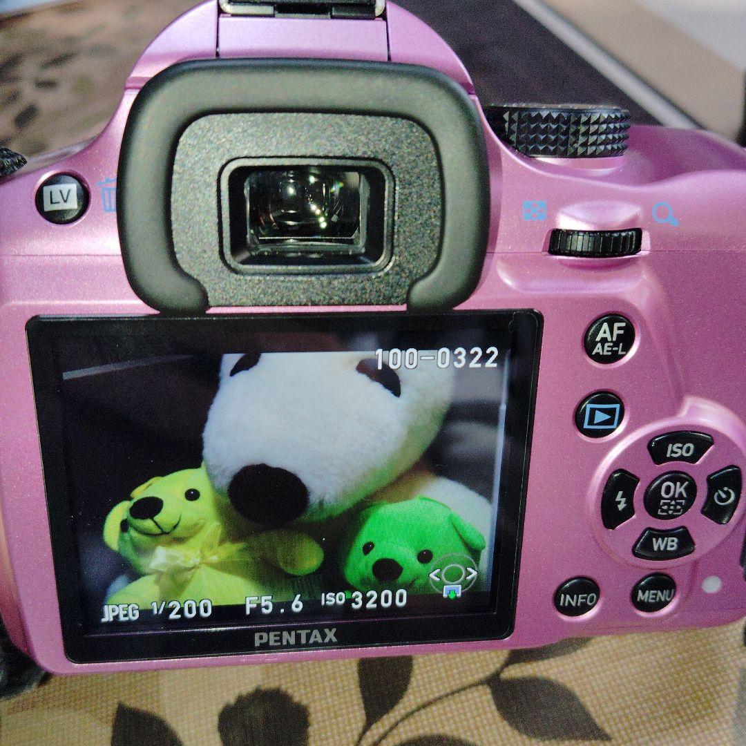 PENTAX K-50 ピンク 18-135mmレンズ付き