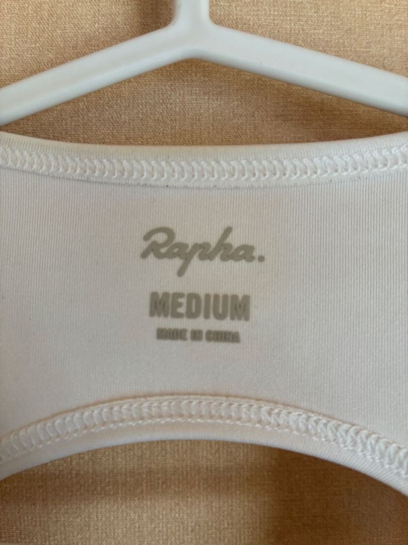 ラファ　Rapha ビブショーツ　ホワイト/ブラック　Mサイズ