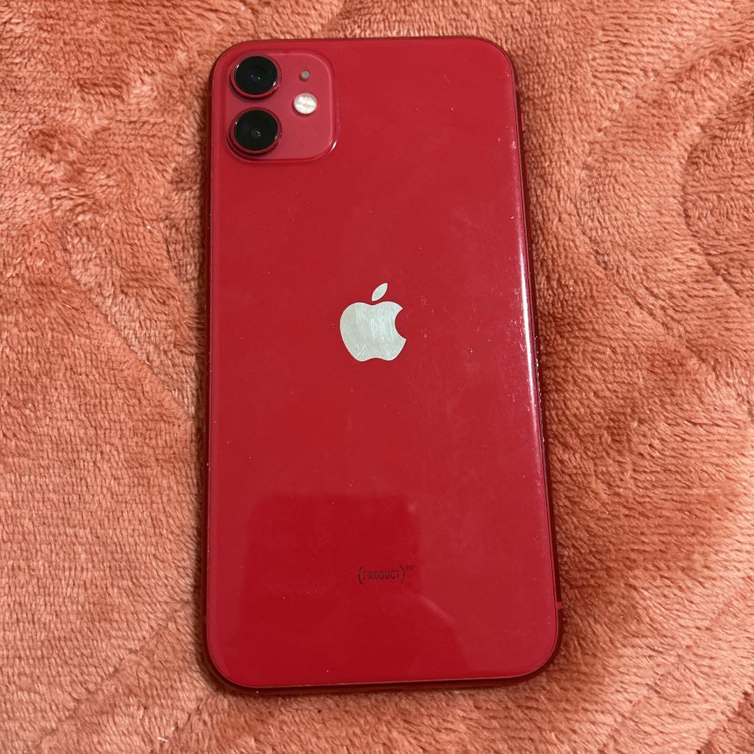 iPhone11 red 赤　64gb