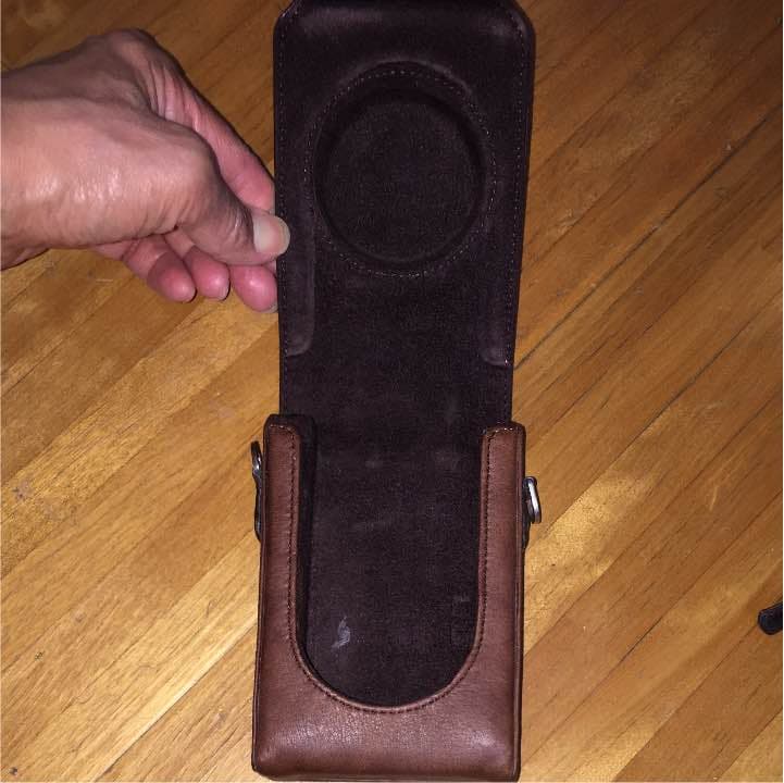 ✨あっちゃん✨ライカD-LUX5用 レザーケース未使用品ショルダー.箱付き