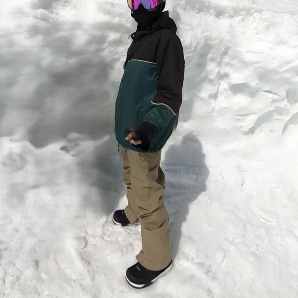 スノーボード ビブパンツ メンズMサイズ nima