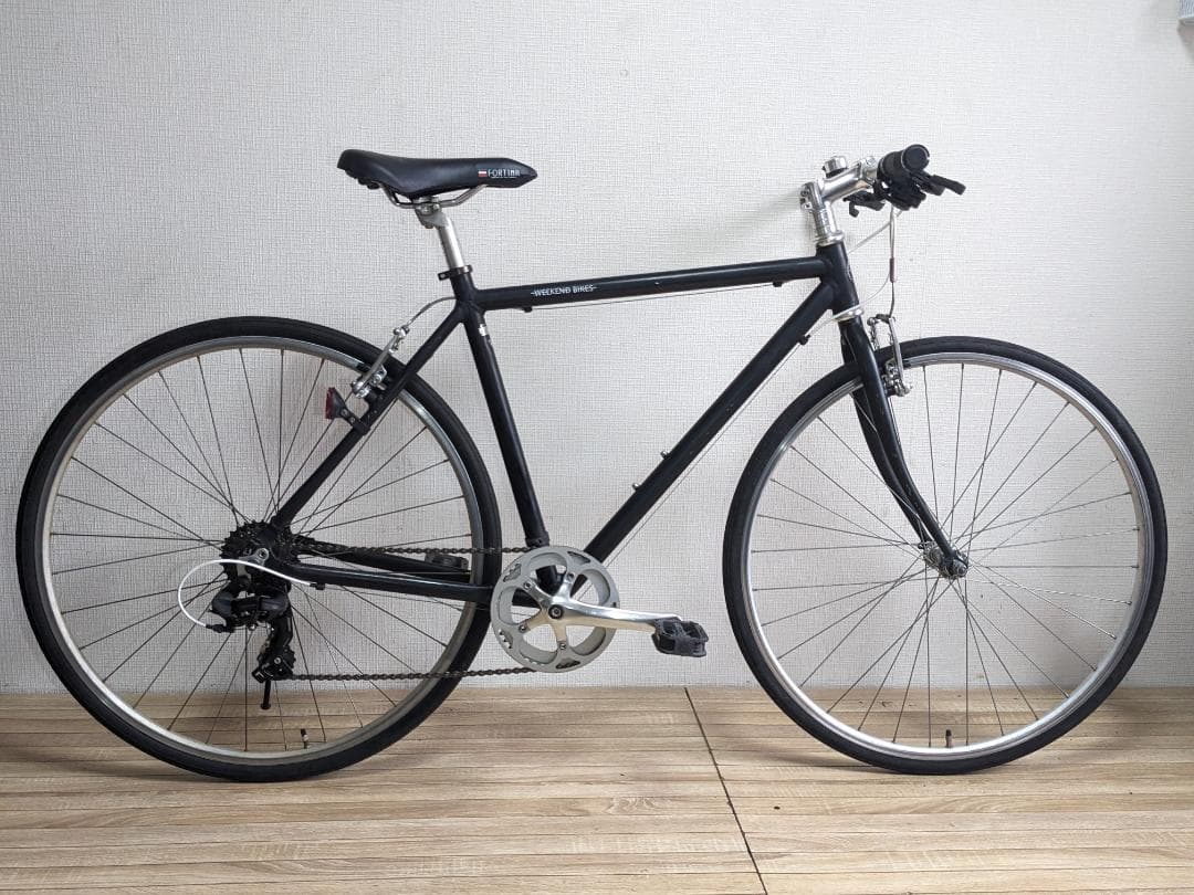 メンテ済！クロスバイク ブラック　神奈川より