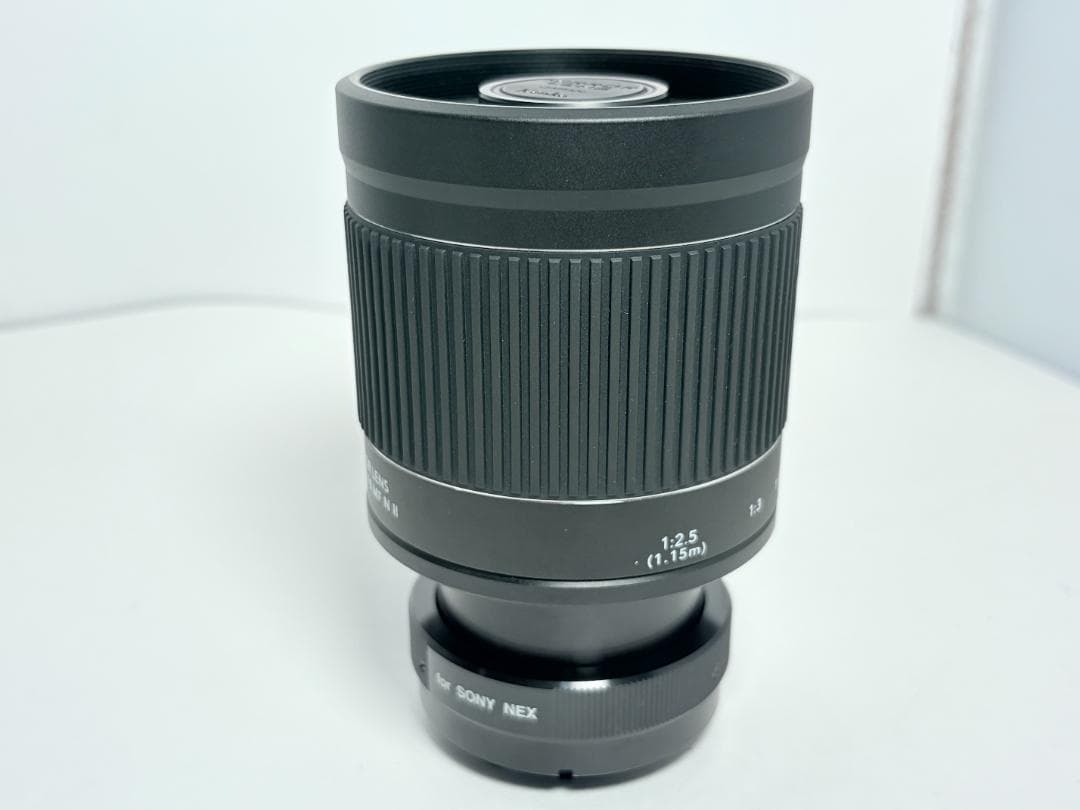 フード付き Kenko MIRROR LENS 400mm F8 NⅡSONY