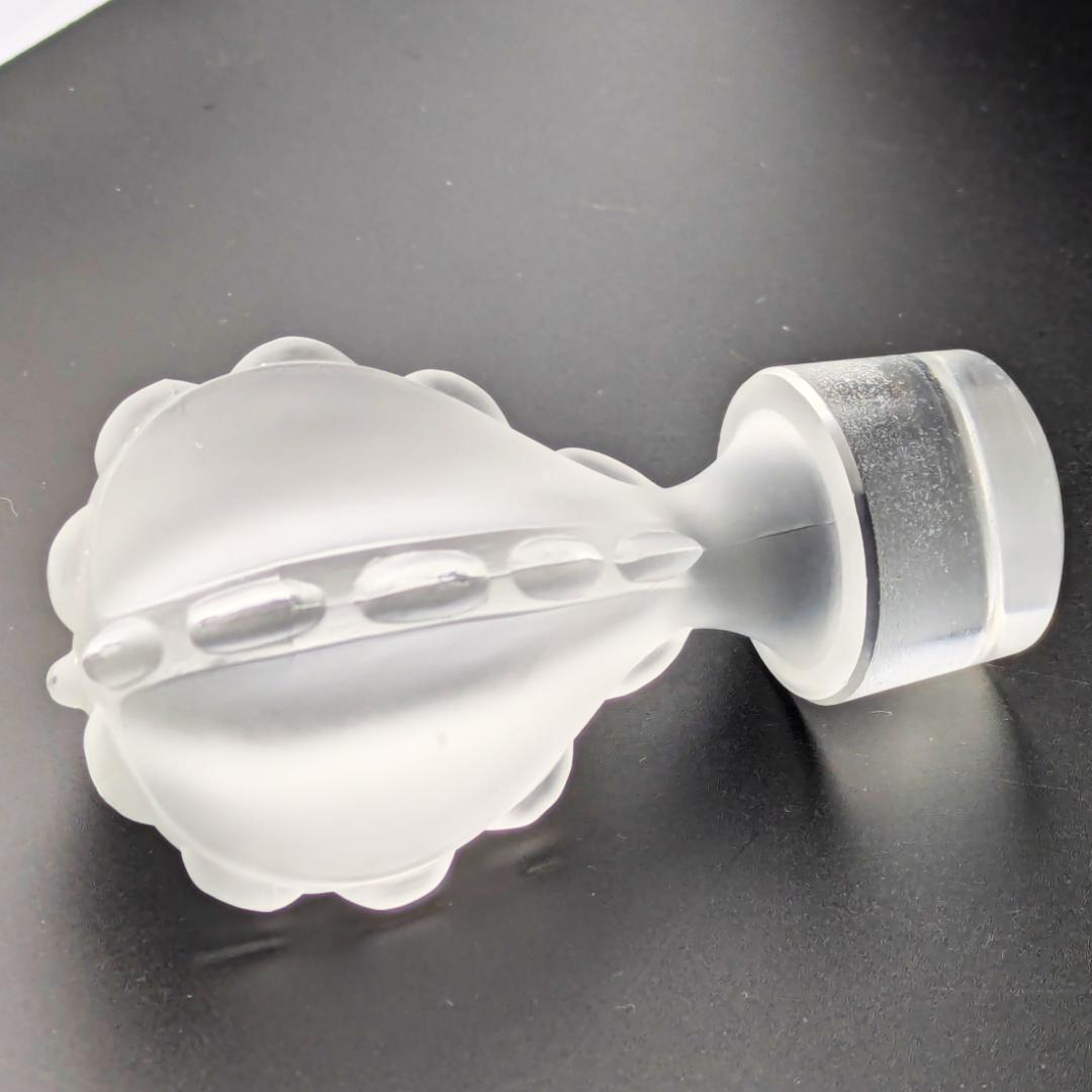 ラリック廃盤 27㎝デキャンタ パルメparme13307　波紋紋様 とても美品