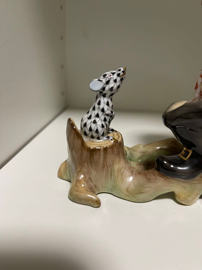 HEREND ヘレンド　フィギュリン　【長靴を履いた猫】