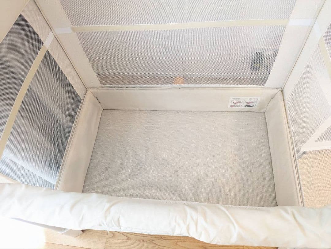 折りたたみ式ベビーベッド ココネルエアー Aprica 【収納バッグ付き】