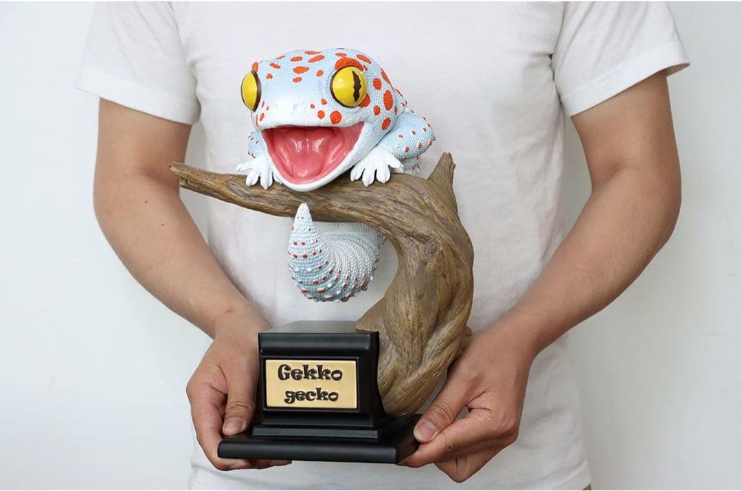 恵*)様 博物志　トッケイヤモリ　BIGフィギュア