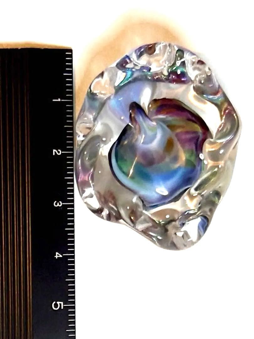 パイレックス ガラス ハンドメイド インテリア 雑貨 美品