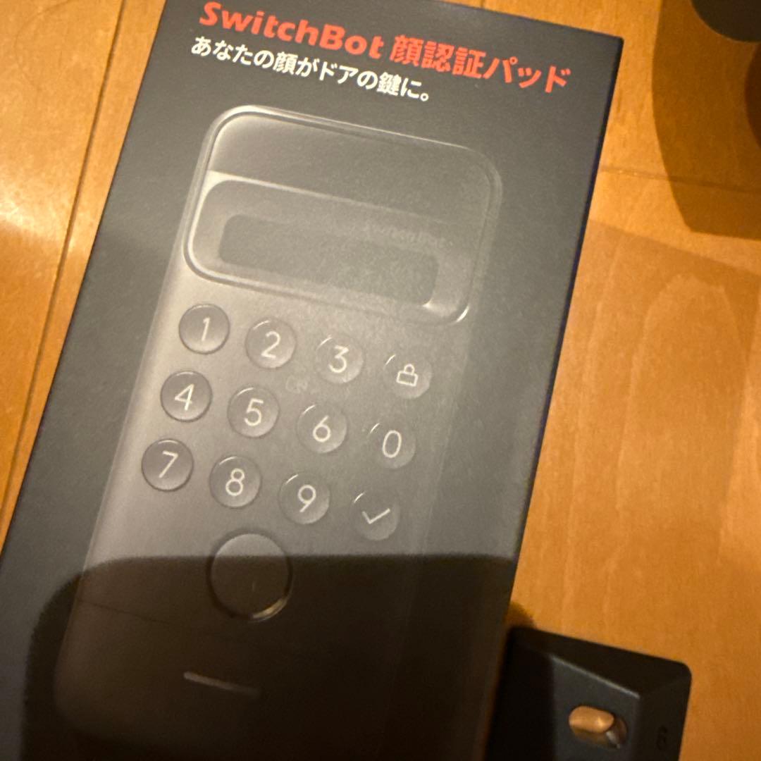 【中古美品・付属品未使用未開封】SwitchBot 顔認証パッド