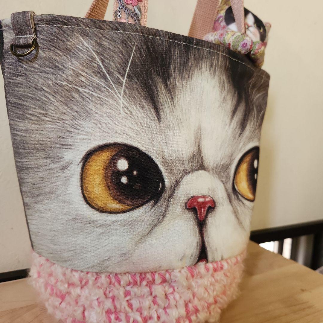 ゆ*ら様 コヤンイサムチョン　毛糸のカゴバック　ハンドメイド