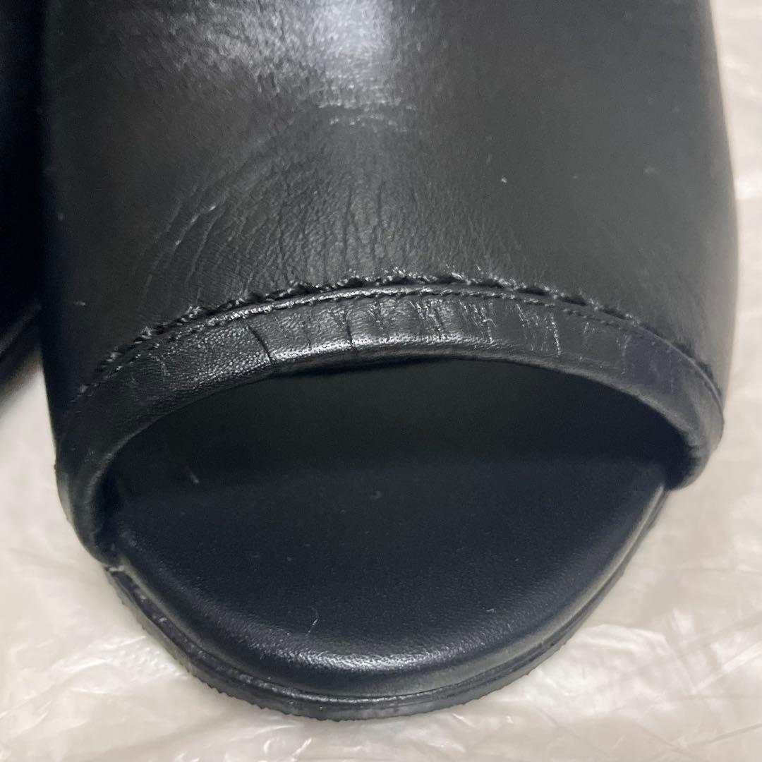 超希少　未使用級　サルヴァトーレフェラガモ　ミュールサンダル　ガンチーニ　レザー